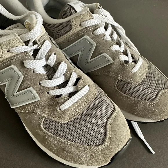 New Balance 574 Core Grey Womens Size 8 - Picture 4 of 13